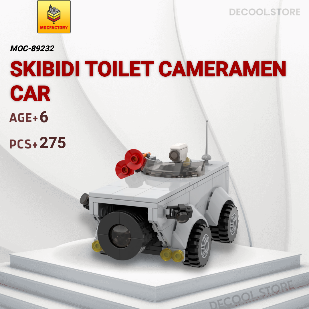 MOC Factory Block 89228 Skibidi Toilet Upgraded Titan Cameraman Movies and  Games