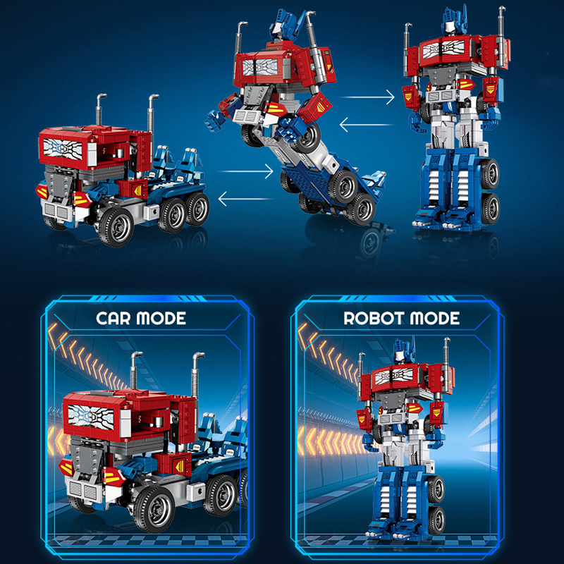 JIESTAR JJ9022 Transform Robot Optimus Prime 2IN1 4 - DECOOL
