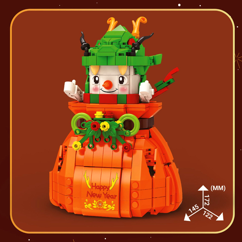 Kaido KD99011 Little Dragon Snowman Lucky Bag Christmas 4 - DECOOL