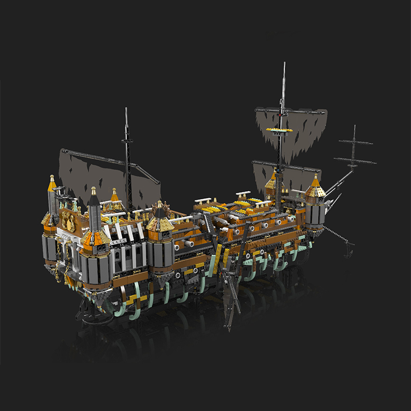 Mould King 13188 Mary Pirate Ship 3 - DECOOL