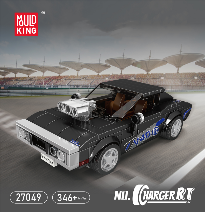 Mould King 27049 Charger RT Speed Champions Racers Car 1 - DECOOL
