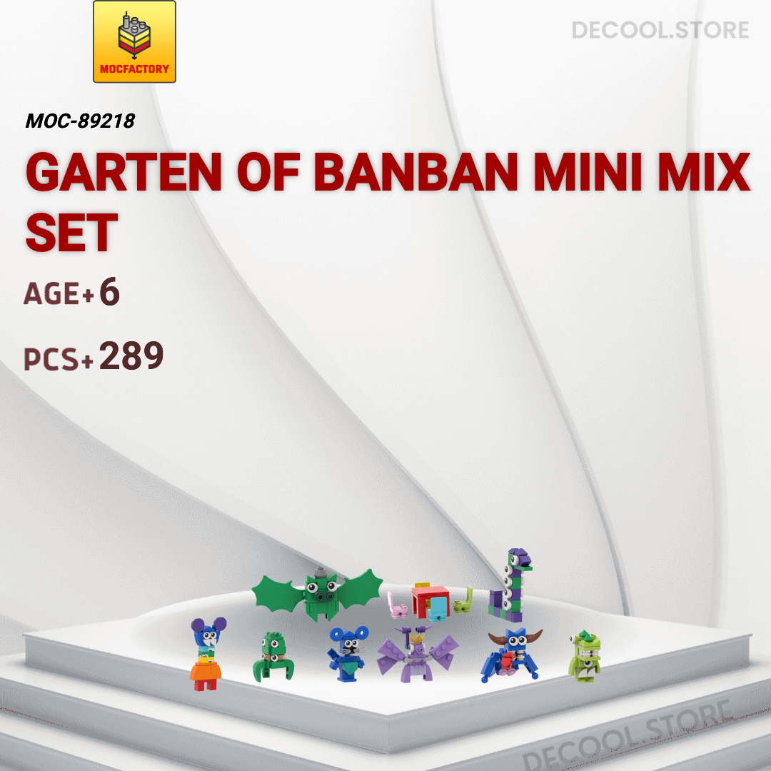 MOC Factory Movies and Games 89352 Garten of Banban 3 Worm Jimi