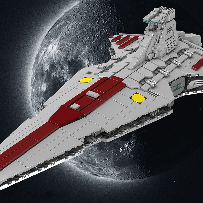 Mould King 21074 The Republic Attacked The Cruiser 1 - DECOOL
