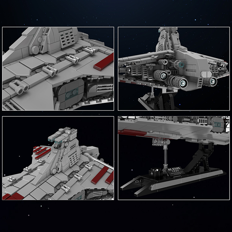 Mould King 21074 The Republic Attacked The Cruiser 5 - DECOOL