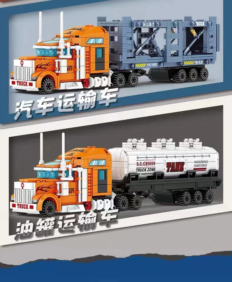 KAZI 98272 Multi Purpose Container Truck 1 - DECOOL