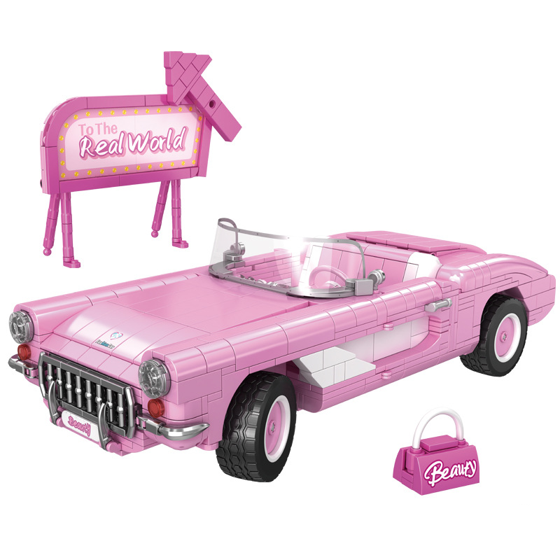 WGC 66035 Chevy Barbie Car 1 - DECOOL