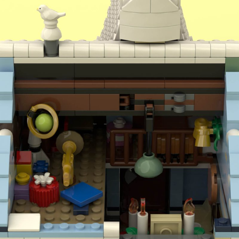 moc-92758-winter-cabin-street-vi.png moc 92758 winter cabin street vi - DECOOL